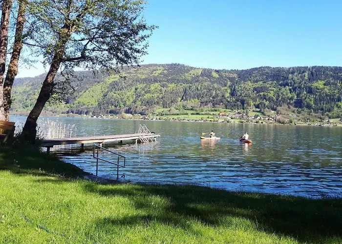 Daniela Seeblick Haus Haensel Gretel Am Ossiacher See, Hallenbad, Skiarena Gerlitzen Apartament Stiegl